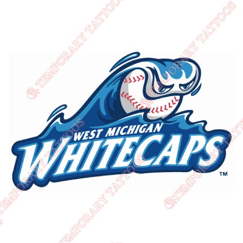 West Michigan Whitecaps Customize Temporary Tattoos Stickers NO.8137